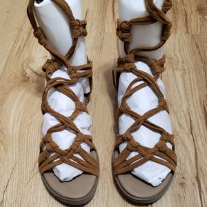 Breckelles DG23 Suede Gladiator San…